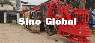 Sany SR285R 2018 Used Rotary Drilling Rig 5~24 Rpm 300KW