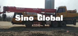 Yellow Color Used Truck Crane 25 Tons Sany STC250 U Shape Boom