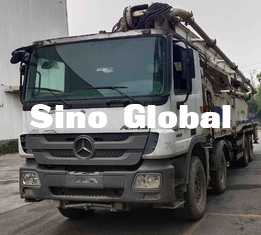 Used Zoomlion Model 2013 56m Concrete Pump Truck With Mercedes Benz Chassis