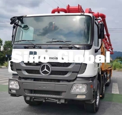 Diesel Truck Used Putzmeister Concrete Pump M56-5 148M³/H With 5 Sections