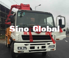 37 Meter Used Concrete Pump Truck 100m³/H 8.3mpa 12mpa Pressure