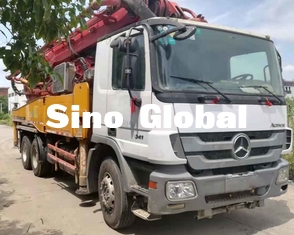 12Mpa Used Concrete Pump Trucks Euro4 46m 4 Section Vertical Reach