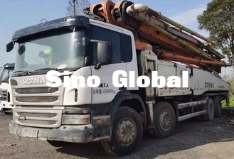 Zoomlion Used Concrete Boom Pump Truck 56 Meter with Scania model