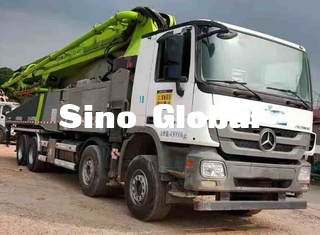 Zoomlion Used Concrete Pump Truck , Used Concrete Boom Trucks 52 Meter 300KW
