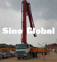 SY5419THB 56 Used Concrete Pump Truck 56M 6 Section Vertical reach