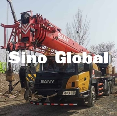 STC200C5 Used Lorry Crane , Sany 20 Ton Truck Crane 80km/H Speed