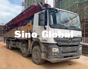Sany 56M Used Concrete Pump Truck With Mercedes Benz Chassis Model 2018