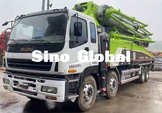 Used Zoomlion Concrete Pump Truck 52M With Isuzu Chassis With Model 2014