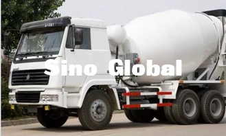 Used Concrete Mixer Machine Truck , Howo Used Ready Mix Trucks 12M³ 6X4