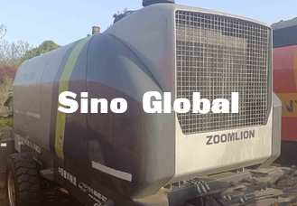 Black Green Used Concrete Trailer Pump Zoomlion HBT80 174kw