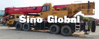 Sany Used Truck Crane With 80 Ton Lifting Load 80km/H Speed