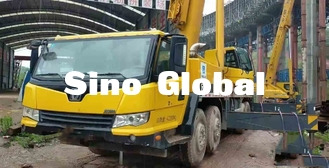 50 Ton Used Truck Crane XCMG QY50KA 40L Oil Consumption Per 100km