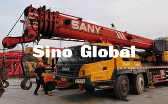 75 Ton Used Truck Mounted Knuckle Boom Cranes With 5 Boom Section 80km/H Speed