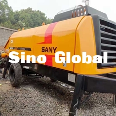 2nd Hand Concrete Trailer Pump 180KW Power 2200rpm Rotary Speed