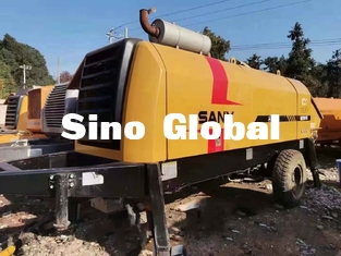 Diesel Used Concrete Trailer Pump Sany HBT8018C 180kw Rated Power