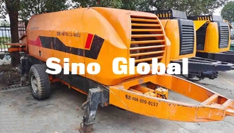 Second Hand Concrete Trailer Pump 174KW Zoomlion HBT60.13.90SU