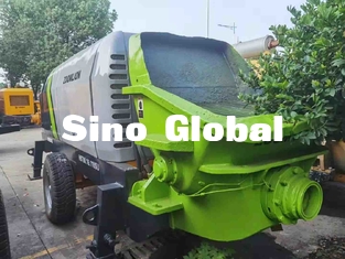 Zoomlion Used Concrete Trailer Pump HBT60.13 174KW Grey Green Color