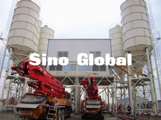 Zoomlion HZS180 Concrete Batching Plant 205KW Power 180 M3/H Capacity
