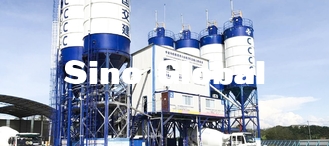 Sany  HZS120F8 Batching Plant with Mixer Power 2*37KW