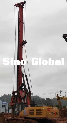 Sany SR285R 2017 Used Rotary Drilling Rig 5~24 Rpm 300KW