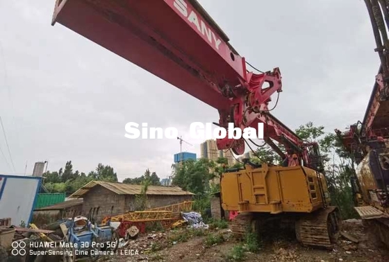 6WG1 Sany second hand rotary drilling rig Engine Power 300KW SR285R 2020