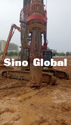 300KW Sany Used Rotary Drilling Rig Engine Power SR365 2019