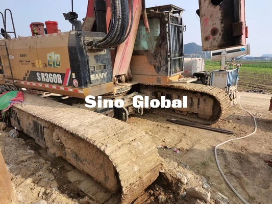 300KW Sany Used Hydraulic Rotary Drilling Rig Engine Power SR360E 2019