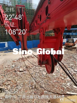 Sany Used Rotary Drilling Rig SR360R For 2500mm Max. Drilling And 100/65m Max. Drilling Depth