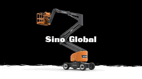 CE Electrical Self Propelled Articulated Boom Lift SKYBOOM GTZZ-14EJ