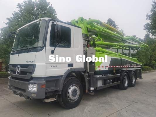 25 Ton Used Concrete Pump Truck With PLC Control System