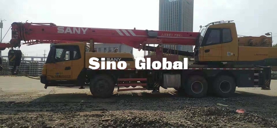 Yellow Color Used Truck Crane 25 Tons Sany STC250 U Shape Boom