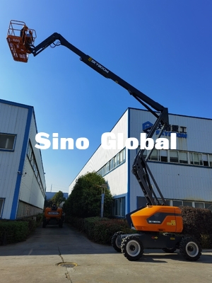 CE Approved Diesel Articulated Boom Lift SKYBOOM GTZZ-18J 250KG capacity