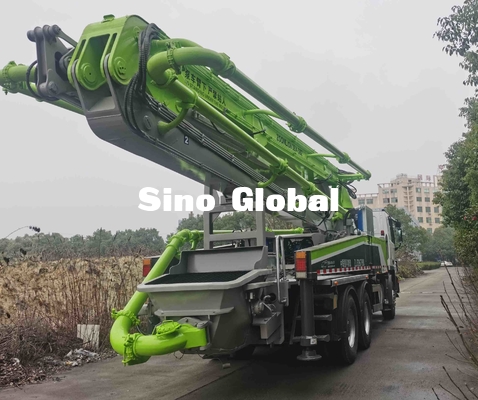 Second Hand 38m Pump Truck , Concrete Boom Truck ZLJ5296THB 38X-5RZ