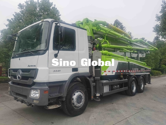 Second Hand 38m Pump Truck , Concrete Boom Truck ZLJ5296THB 38X-5RZ
