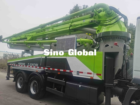 Second Hand 38m Pump Truck , Concrete Boom Truck ZLJ5296THB 38X-5RZ