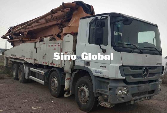 Zoomlion Used Concrete Pump Truck 52m Euro3 with Mercedes Benz Chassis