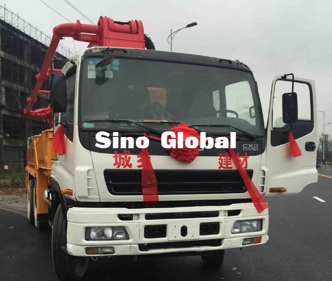 37 Meter Used Concrete Pump Truck 100m³/H 8.3mpa 12mpa Pressure
