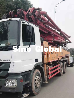 Boom Used Concrete Pump Truck 46m / 4 Section 125mm Pipe CE Certificate