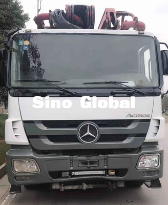 Boom Used Concrete Pump Truck 46m / 4 Section 125mm Pipe CE Certificate