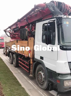 Boom Used Concrete Pump Truck 46m / 4 Section 125mm Pipe CE Certificate
