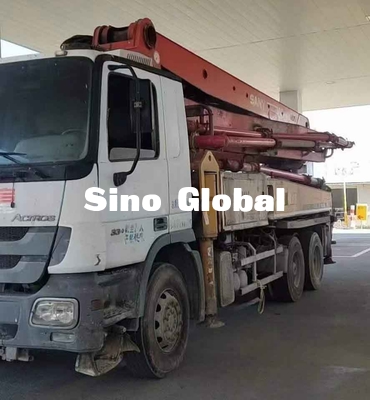 Sany Brand 37M Used Concrete Pump Truck With 5 Boom Section