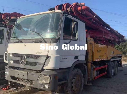Sany 46M Used Concrete Pump Truck With Mercedes Benz Model 2011