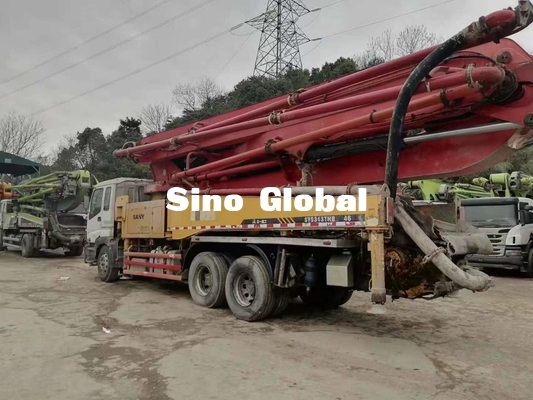 Used Sany Concrete Pump Truck 46 meter with 24.8 tons capacity