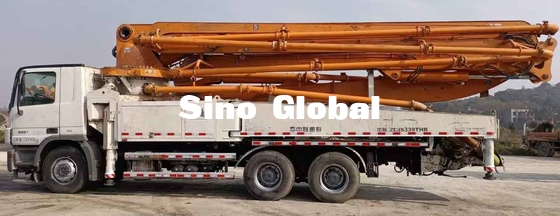 Zoomlion 47m Used Concrete Pump Truck With Mercedes Benz 3341 2013 Model
