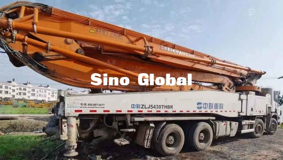 Zoomlion Used Concrete Boom Pump Truck 56 Meter with Scania model