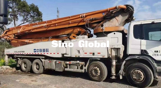 Zoomlion Used Concrete Boom Pump Truck 56 Meter with Scania model