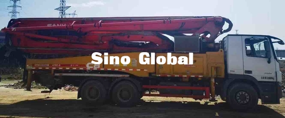5 Boom Used Concrete Pump Truck 47m with Mercedes Benz Chassis
