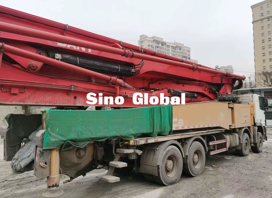 2nd hand 56m Pump Truck Sany brand with Mercedes Benz 3341 Model
