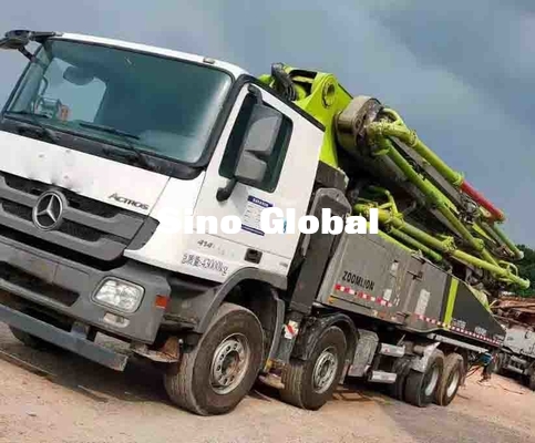Zoomlion Used Concrete Pump Truck , Used Concrete Boom Trucks 52 Meter 300KW
