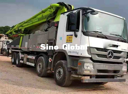Zoomlion Used Concrete Pump Truck , Used Concrete Boom Trucks 52 Meter 300KW